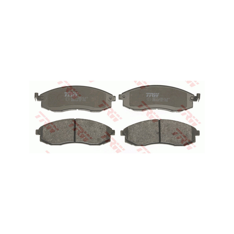 Jeu de quatre plaquettes de frein à disque TRW