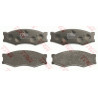 Jeu de quatre plaquettes de frein à disque TRW