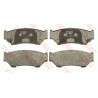 Jeu de quatre plaquettes de frein à disque TRW
