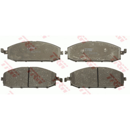 Jeu de quatre plaquettes de frein à disque TRW