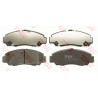 Jeu de quatre plaquettes de frein à disque TRW