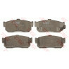 Jeu de quatre plaquettes de frein à disque TRW