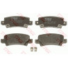 Jeu de quatre plaquettes de frein à disque TRW