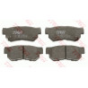 Jeu de quatre plaquettes de frein à disque TRW