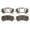 Jeu de quatre plaquettes de frein à disque TRW