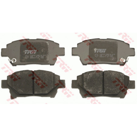 Jeu de quatre plaquettes de frein à disque TRW