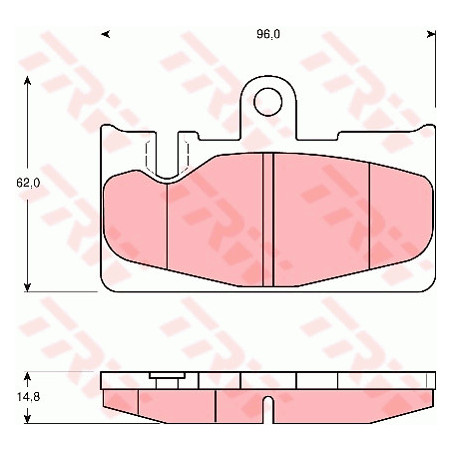 Jeu de quatre plaquettes de...