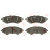Jeu de quatre plaquettes de frein à disque TRW