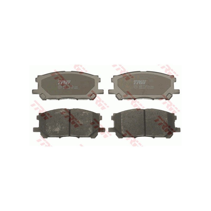Jeu de quatre plaquettes de frein à disque TRW