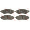 Jeu de quatre plaquettes de frein à disque TRW