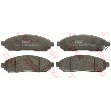 Jeu de quatre plaquettes de frein à disque TRW