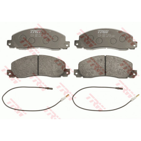 Jeu de quatre plaquettes de frein à disque TRW