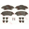Jeu de quatre plaquettes de frein à disque TRW