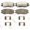 Jeu de quatre plaquettes de frein à disque TRW