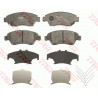 Jeu de quatre plaquettes de frein à disque TRW