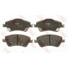 Jeu de quatre plaquettes de frein à disque TRW