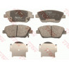 Jeu de quatre plaquettes de frein à disque TRW