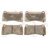 Jeu de quatre plaquettes de frein à disque TRW