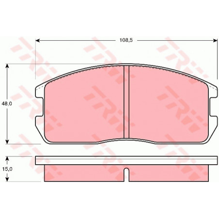 Jeu de quatre plaquettes de...