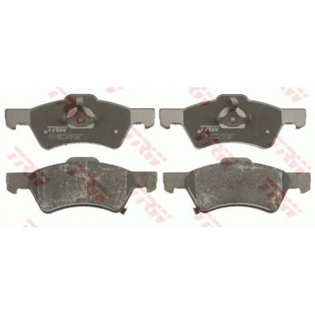 Jeu de quatre plaquettes de frein à disque TRW