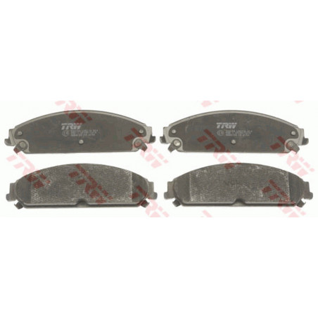 Jeu de quatre plaquettes de frein à disque TRW