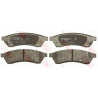 Jeu de quatre plaquettes de frein à disque TRW