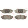 Jeu de quatre plaquettes de frein à disque TRW