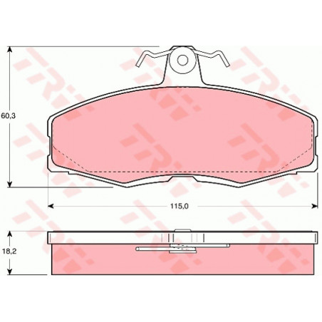 Jeu de quatre plaquettes de...