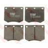 Jeu de quatre plaquettes de frein à disque TRW