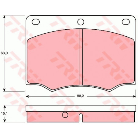 Jeu de quatre plaquettes de...