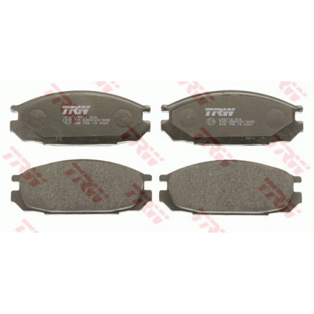 Jeu de quatre plaquettes de frein à disque TRW