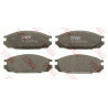 Jeu de quatre plaquettes de frein à disque TRW