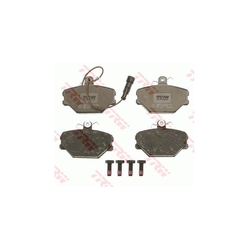 Jeu de quatre plaquettes de frein à disque TRW