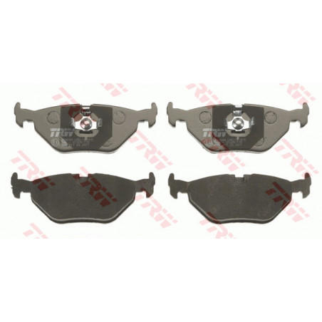 Jeu de quatre plaquettes de frein à disque TRW