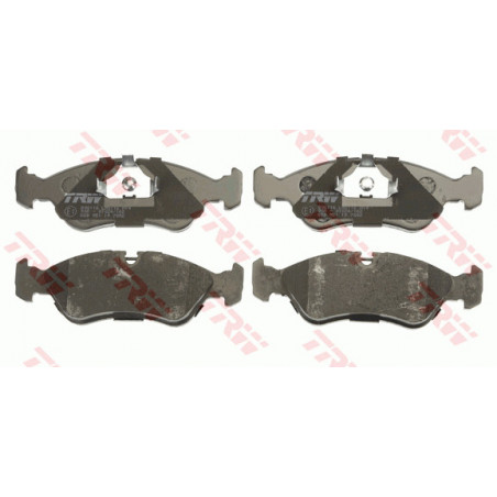 Jeu de quatre plaquettes de frein à disque TRW