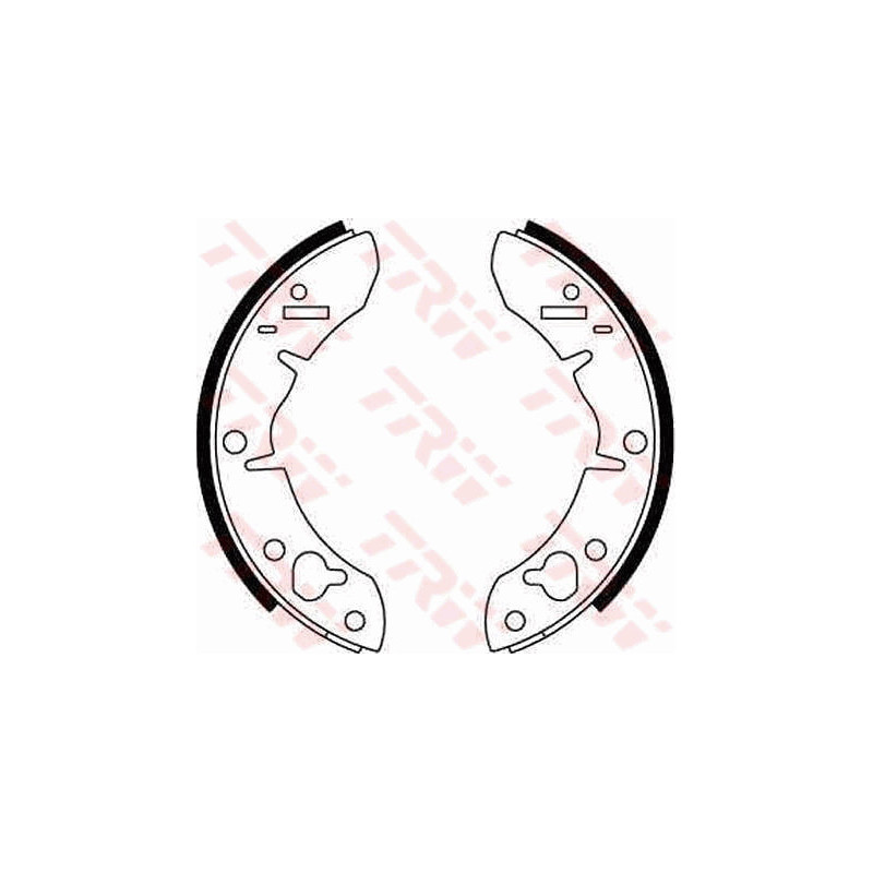 Jeu de mâchoires de frein TRW