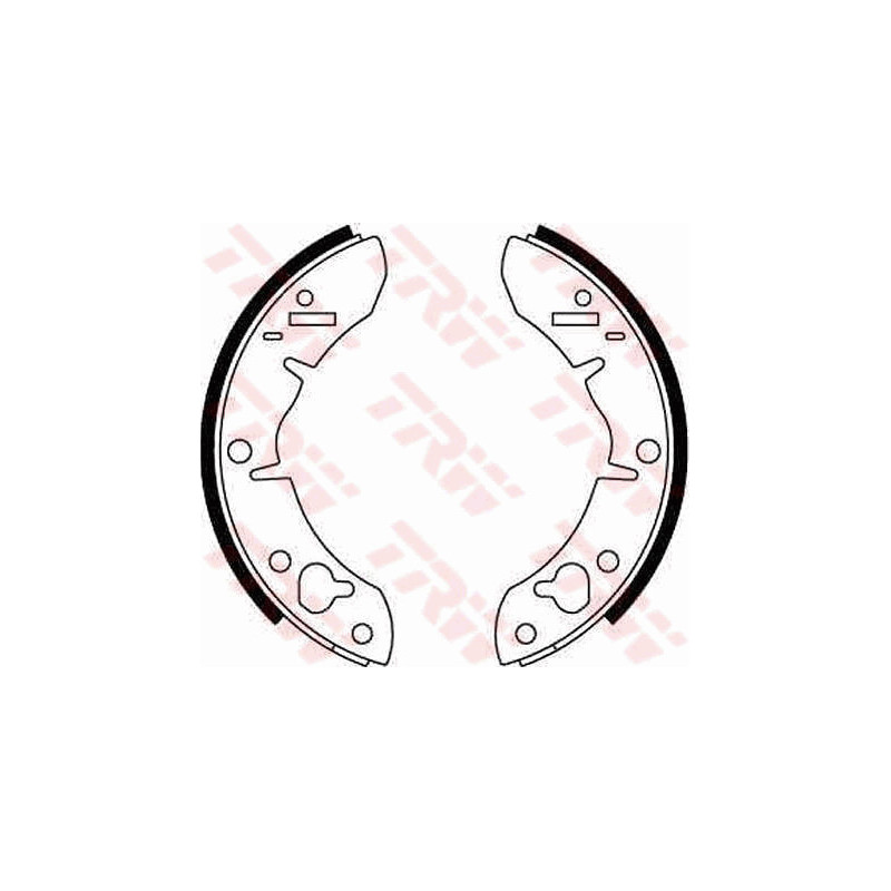 Jeu de mâchoires de frein TRW