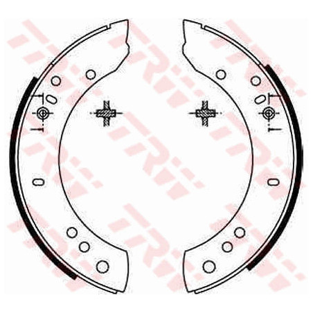 Jeu de mâchoires de frein TRW