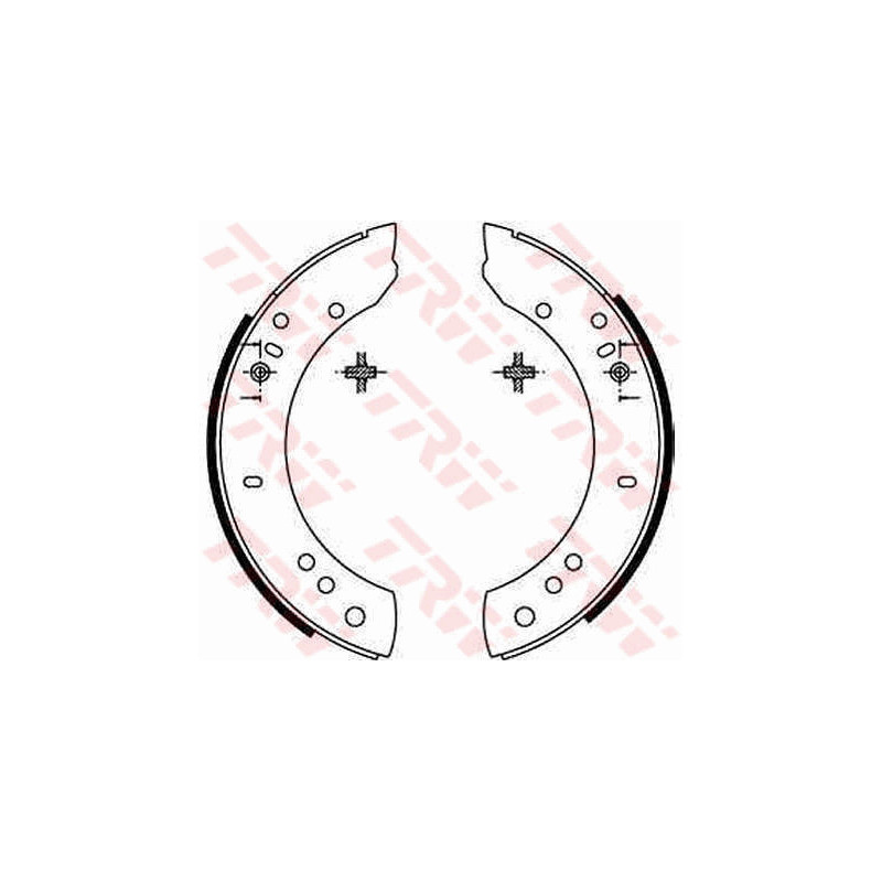 Jeu de mâchoires de frein TRW