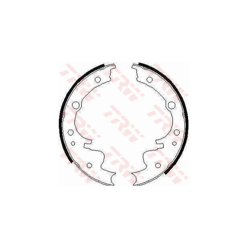 Jeu de mâchoires de frein TRW