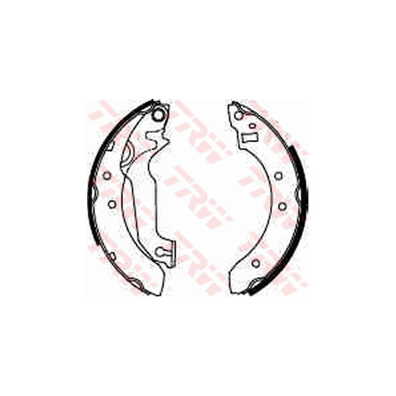 Jeu de mâchoires de frein TRW