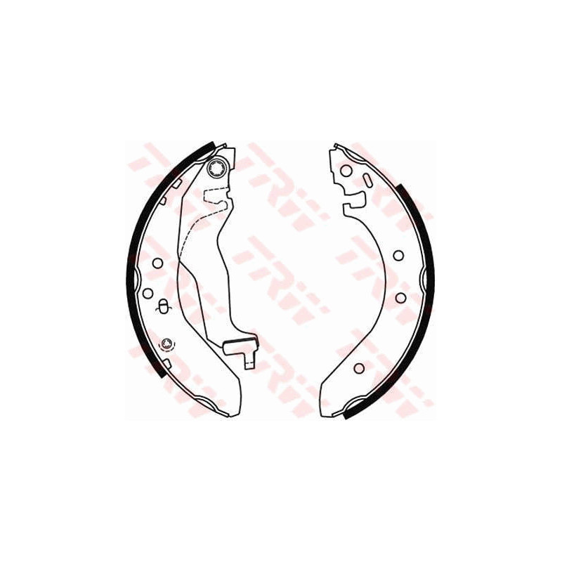 Jeu de mâchoires de frein TRW