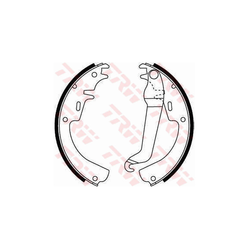 Jeu de mâchoires de frein TRW