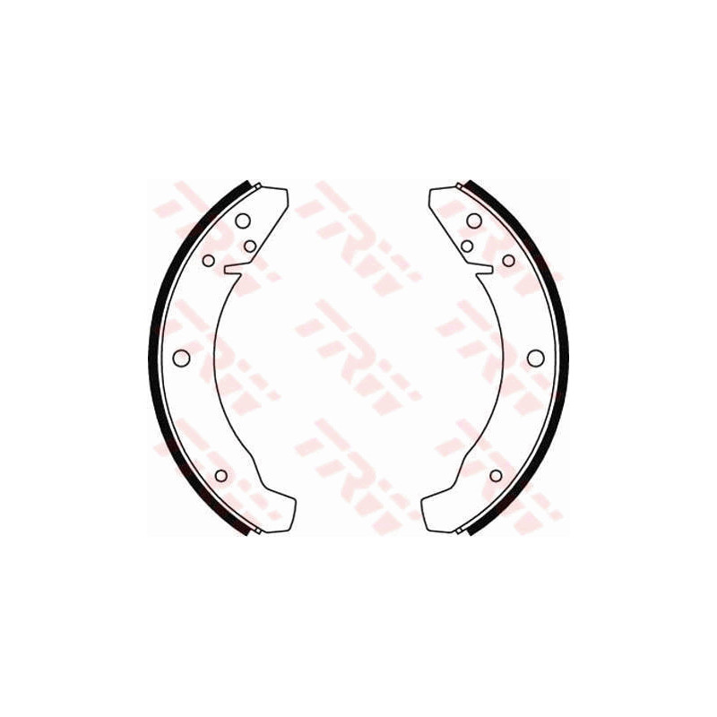 Jeu de mâchoires de frein TRW