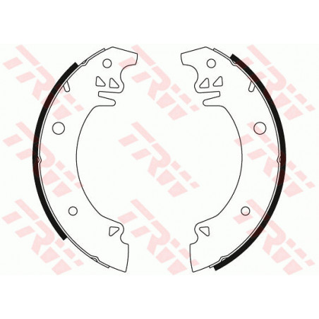 Jeu de mâchoires de frein TRW