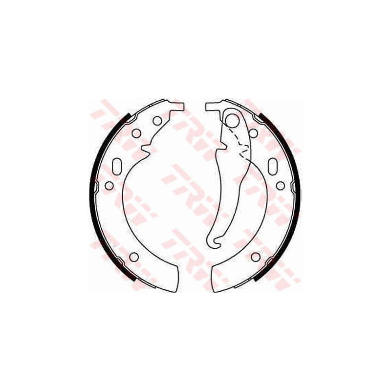 Jeu de mâchoires de frein TRW