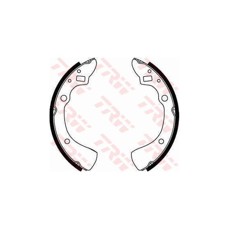 Jeu de mâchoires de frein TRW
