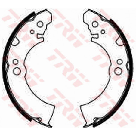 Jeu de mâchoires de frein TRW