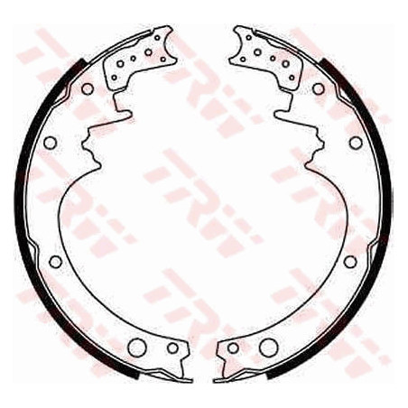 Jeu de mâchoires de frein TRW