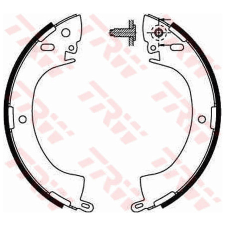Jeu de mâchoires de frein TRW